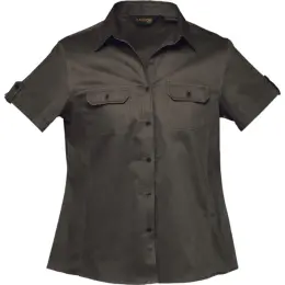 Plain Bush Shirt Ladies Safari